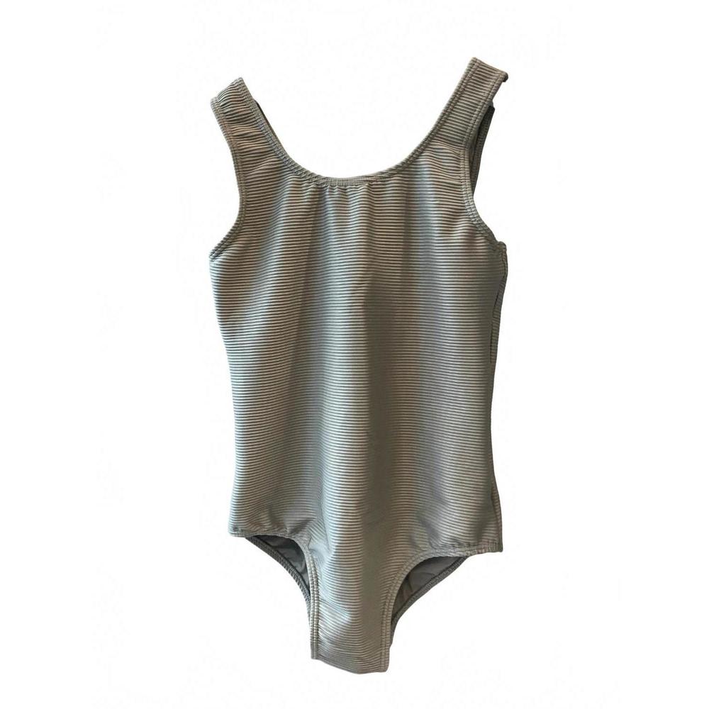 NEW PLANET SEA girls' ribbed one piece in grey